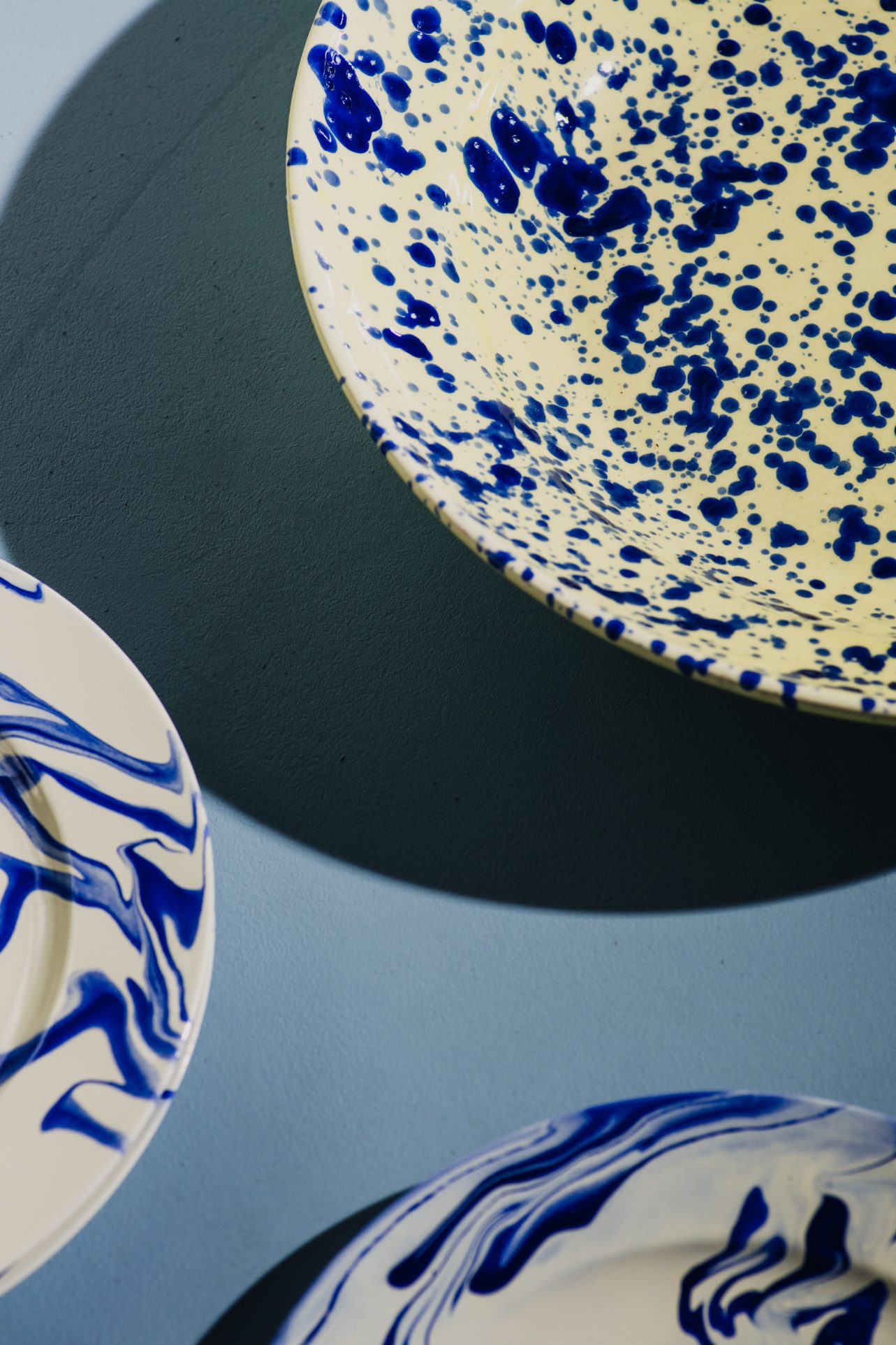 miska niebieska ceramiczna