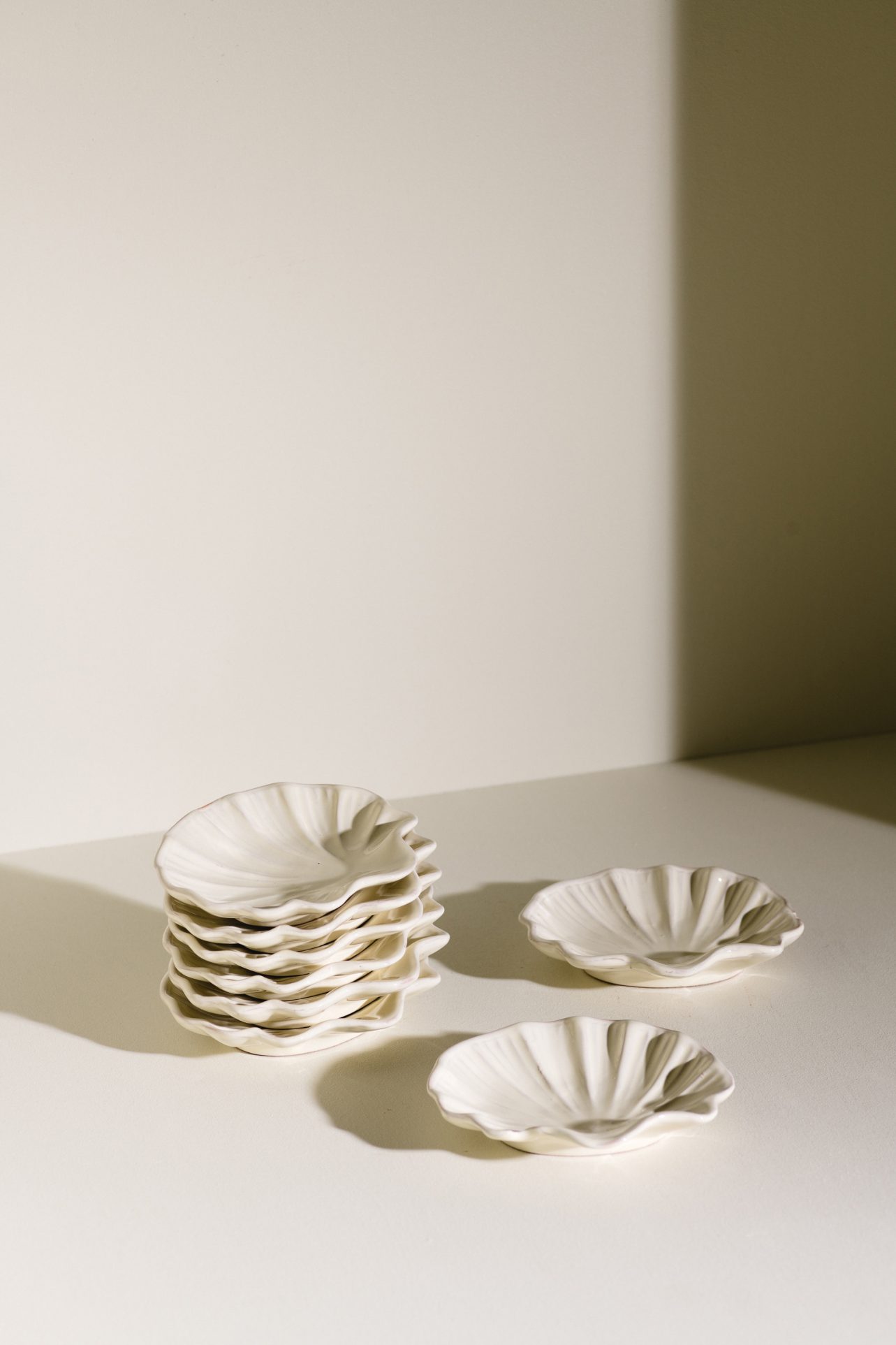 muszla ceramiczna talerzyk