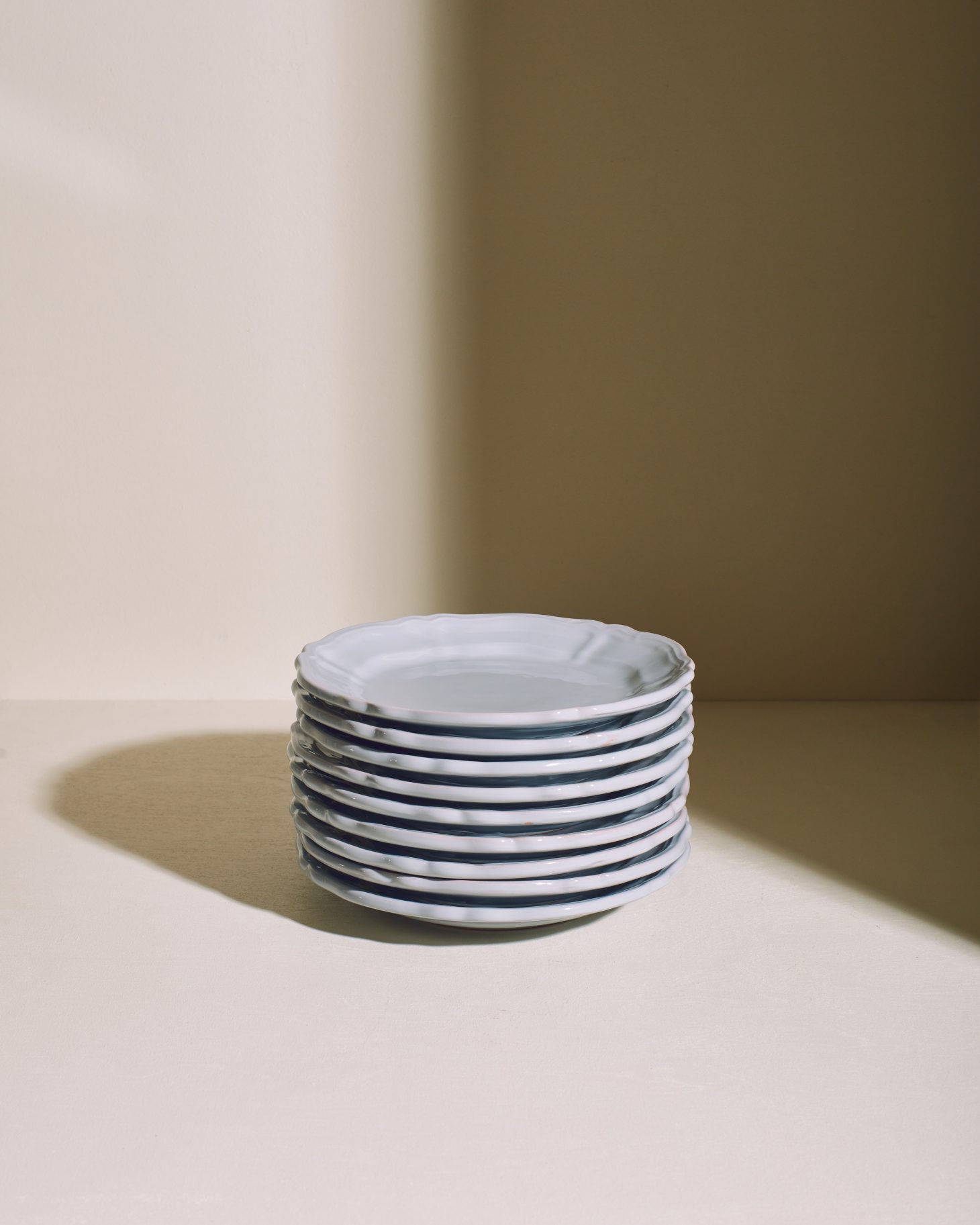 talerzyk deserowy niebieski ceramiczny