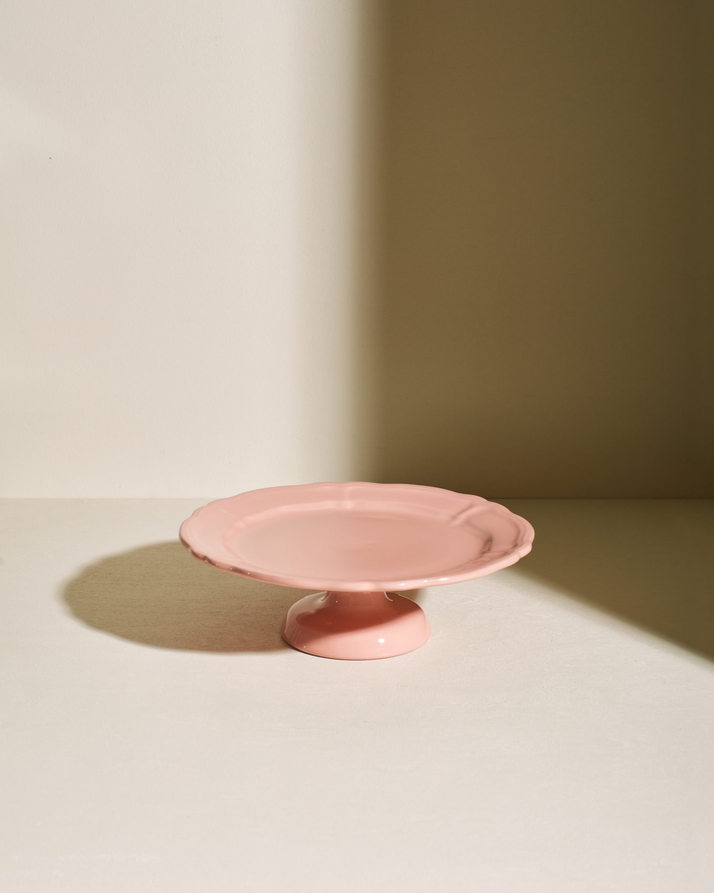 patera ceramiczna różowa