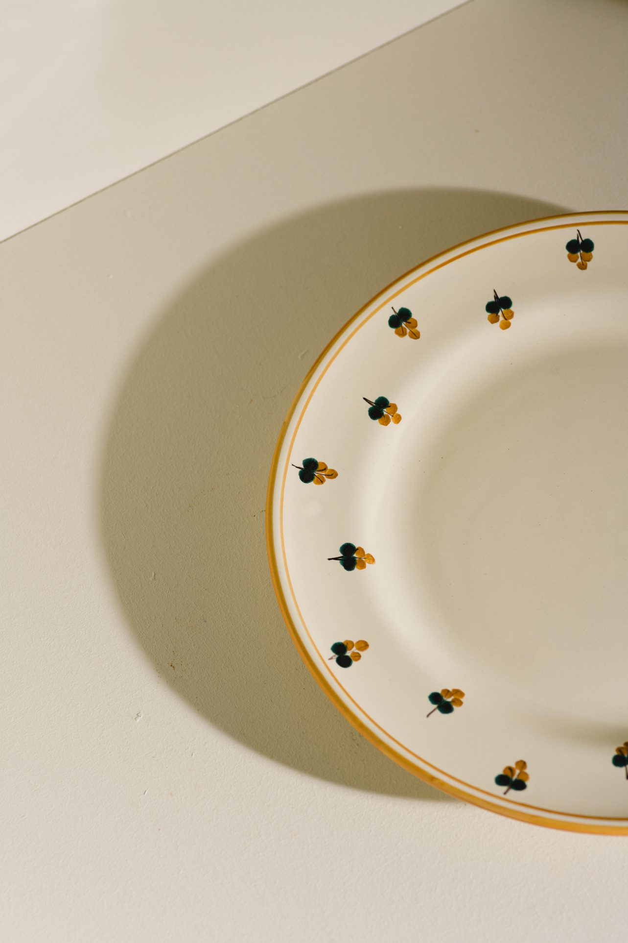 talerz retro ceramiczny