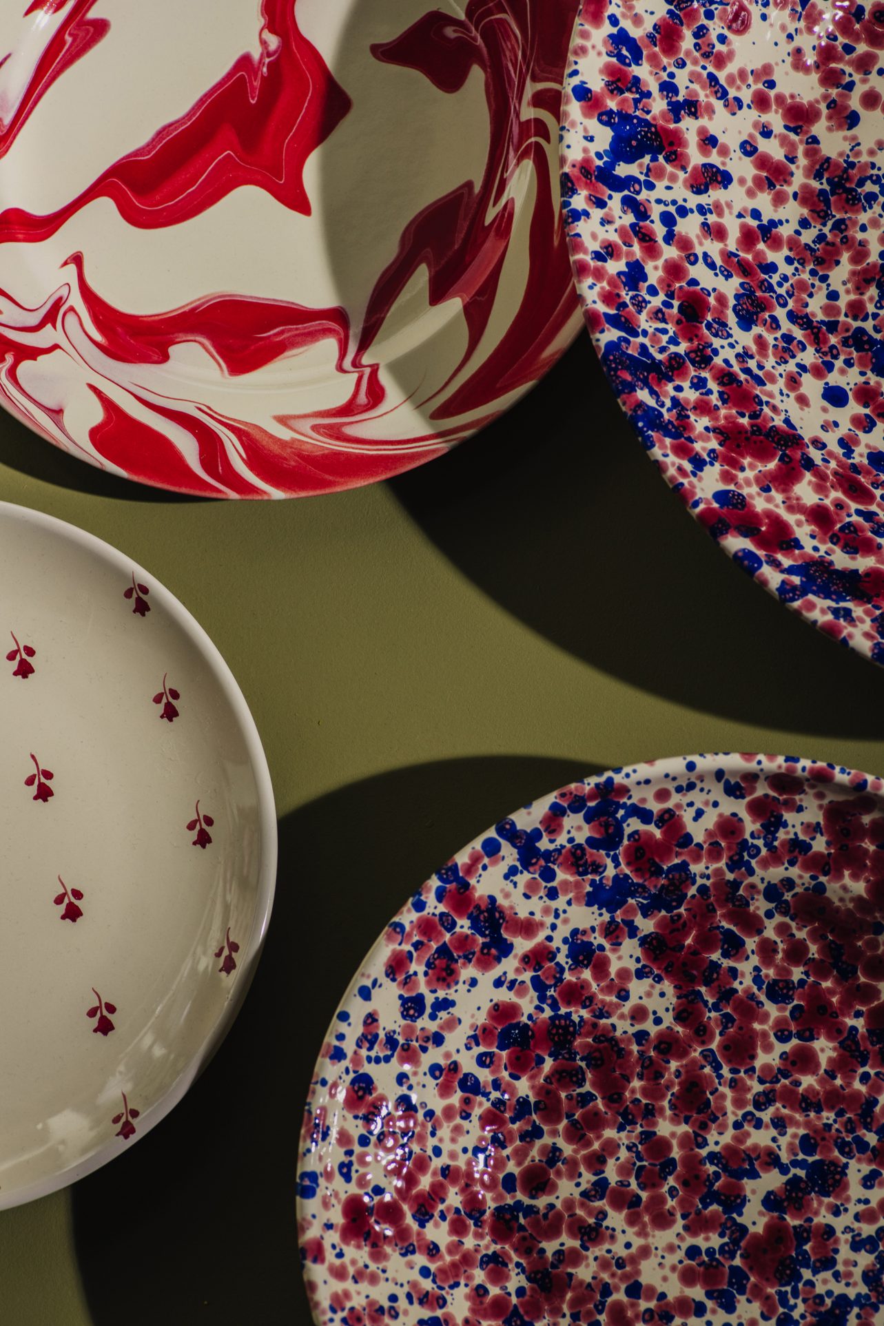 misa duża nakrapiana ceramiczna